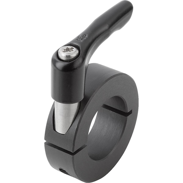 Locking Ring Split, With Adjustable Handle, Form:C, D1=22, D2=42, B=15, Free-Cutting Steel